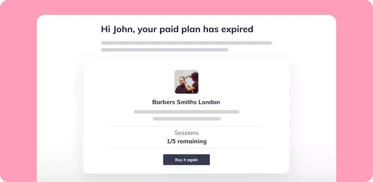 paid plan expiry date Fresha